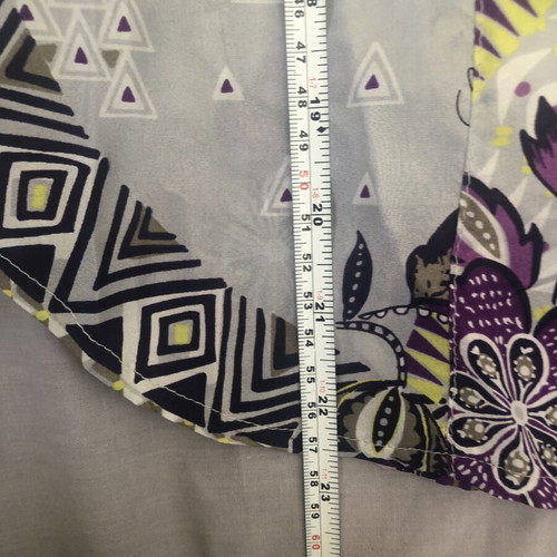Liu Jo Silk Shirt XS with Geometric Floral Print new