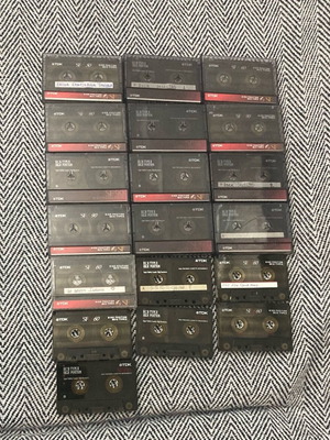 TDK SF 60 High Position Type II cassette tapes used, pack of 19