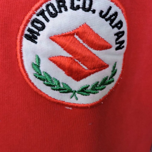 Suzuki Vintage Longsleeve Rugby Polo Shirt used, size L/XL