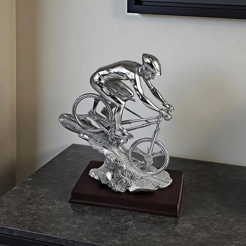 Cyclist Figurine Statue new, polyresin decoration award