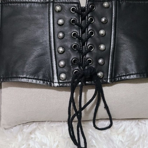 Punk Rave corset belt used, goth steam punk vintage cosplay
