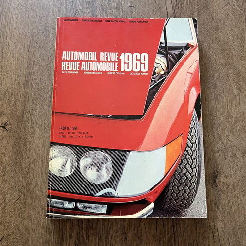 Revue Automobile 1969 book like new, French