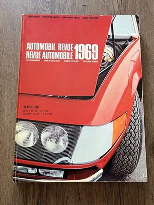 Revue Automobile 1969 book like new, French