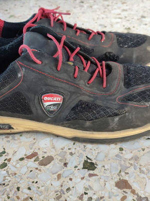 Ducati work shoes used, size 43, slightly burnt by sparks