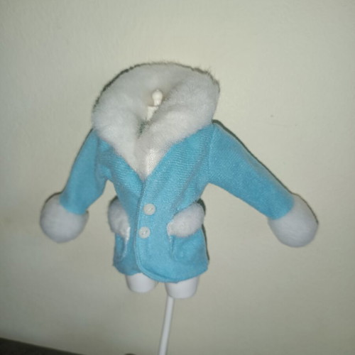 Barbie Coat Collection Blue Coat like new with boots