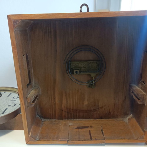 Wall clock vintage used, working condition