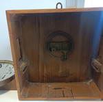 Wall clock vintage used, working condition