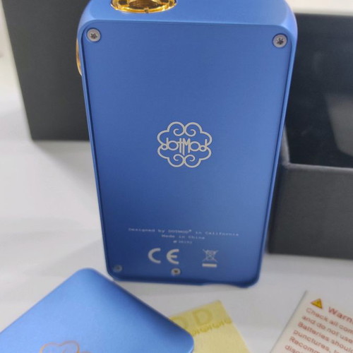 DotMod dotSquonk Box new, mechanical squonk mod blue