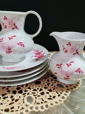 Seltmann Weidenn Anabelle set with 2 milk jugs and 4 dishes new