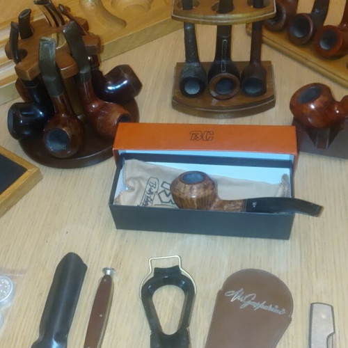 Pipe collection like new, handmade authentic pipes and accessories