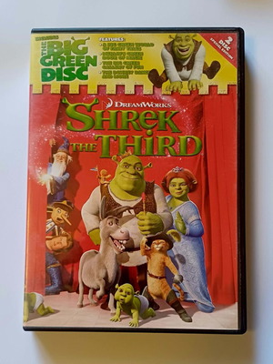 Shrek the Third DVD used, 2-disc special edition, dubbed in Greek