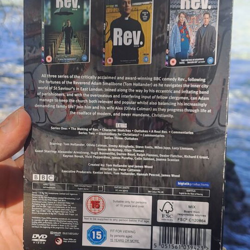 Rev. British TV series DVD, complete series 1-3