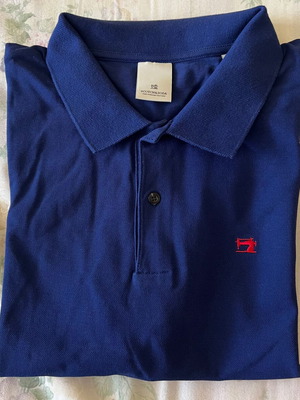 Polo Scotch & Soda αφόρετο, μέγεθος Medium, μπλε
