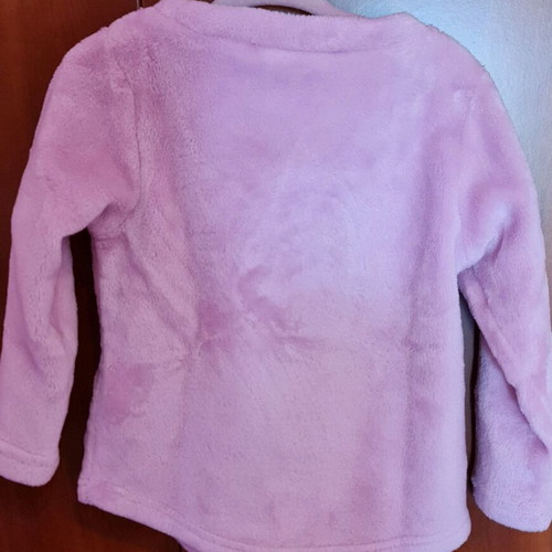 Baby velour blouse 2-3 years pink like new