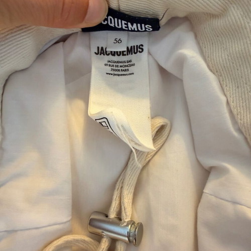 Jacquemus hat size 56 beige like new