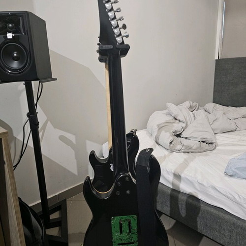 Ibanez grg350 electric guitar used with customizations and premium hard case