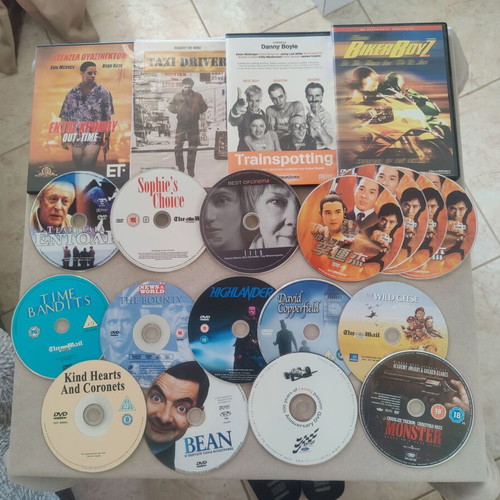 DVD bundle of 22 original assorted genre movies with subtitles, like new