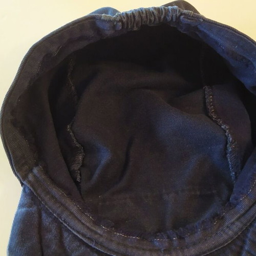 Jockey Mobil hat used, blue, 1980s vintage