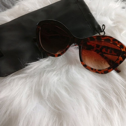 Brown Leopard Sunglasses new
