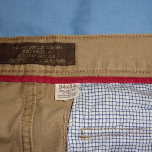 Old Navy Cargo Pants size 34/34 like new, beige