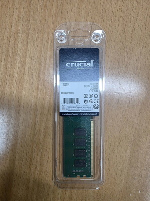 Crucial DDR4 Module 1x16GB 3200 for Desktop new