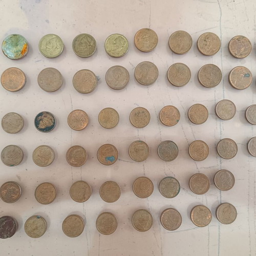 Greek and Cypriot coins used collection