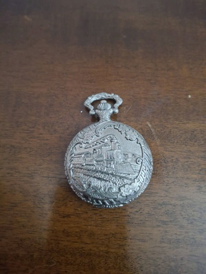 Vintage pocket watch unused, silver