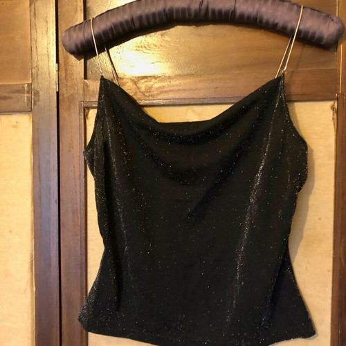 River Island evening top used, black, size S