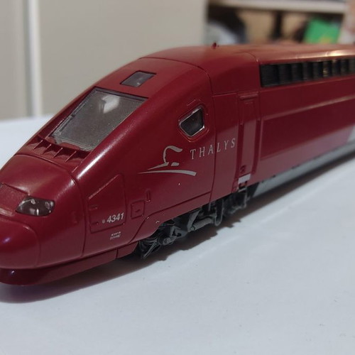 Eurostar Thalys high-speed train car Mehano H0 scale 1:87