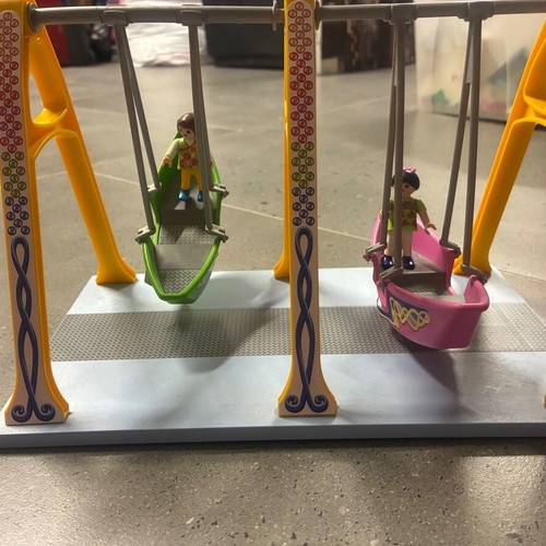 Playmobil swings with children used