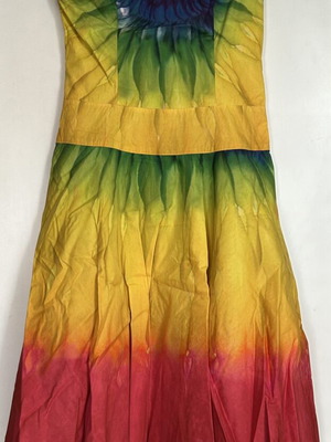 Lucille strapless evening dress small, like new, multicolor