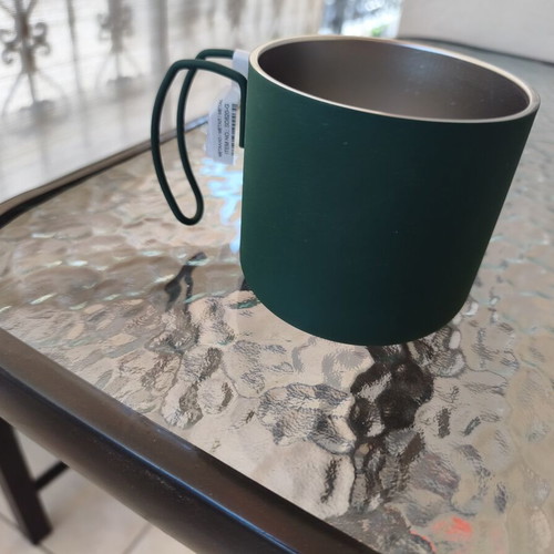 Metal mug for hot or cold drinks new, unused
