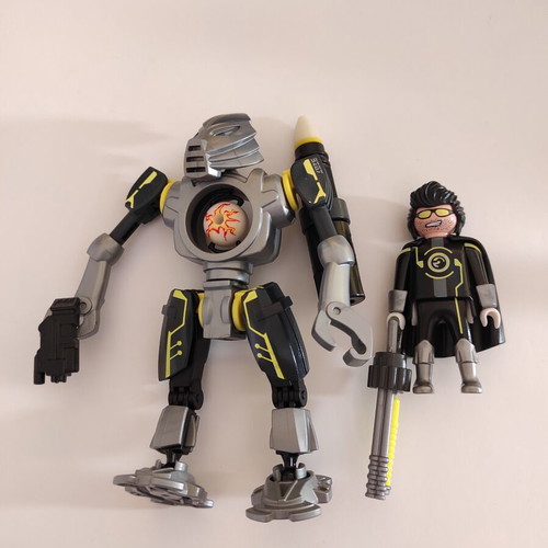 Playmobil Top Agents 2 5287 set like new with box and extra gifts