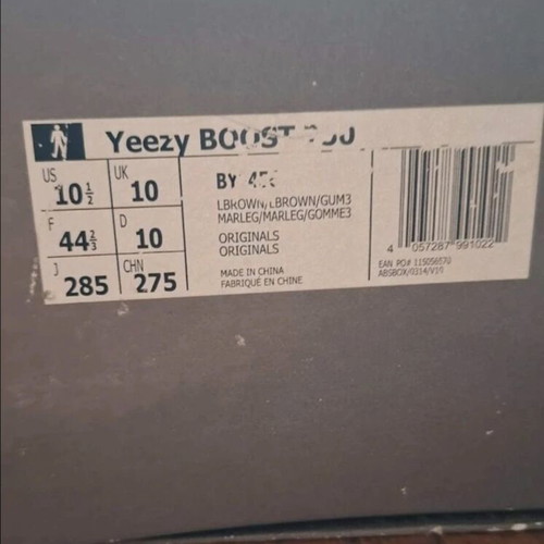 Yeezy Boost 750 Adidas men's boots size 44.5 used