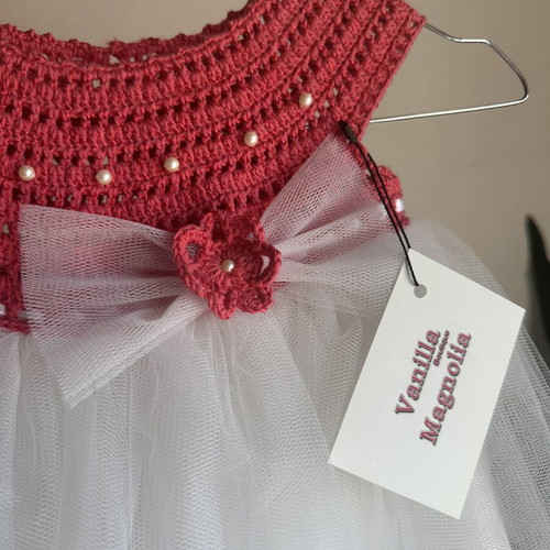 Vanilla Magnolia boutique baby dress, 12 to 18 months