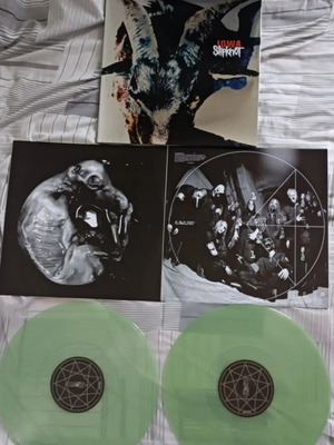 Slipknot IOWA double vinyl coke bottle green new, metal