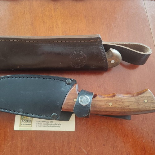 Hunting knives for skinning, handmade, Huter Georg and ASERO TOLEDANO