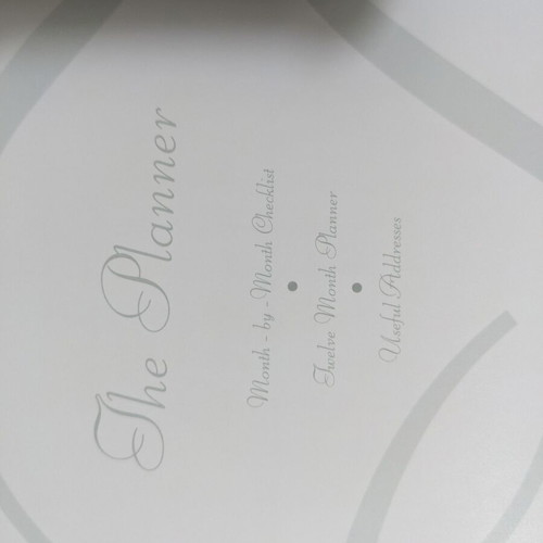 Wedding Planner Book new, detailed American style