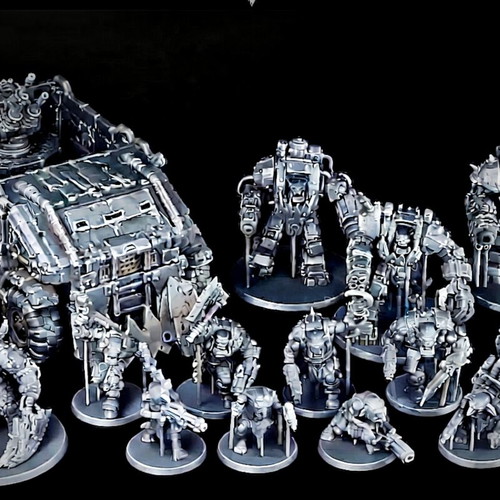 The Wreckkin proxy basic army sci-fi miniatures