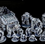 The Wreckkin proxy basic army sci-fi miniatures