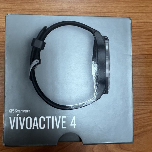 Garmin Vivoactive 4 smartwatch like new, black, fitness features