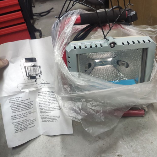 Halogen portable floodlight 300W IP44 new