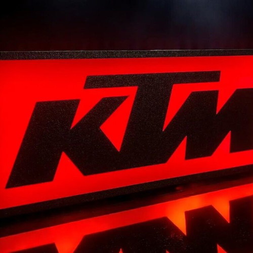 Lightbox KTM Racing new, 3D-printed decorative lamp