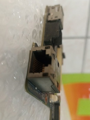 Dell Latitude E6510 Precision M4500 USB Audio Ethernet I/O Board LS-5572P