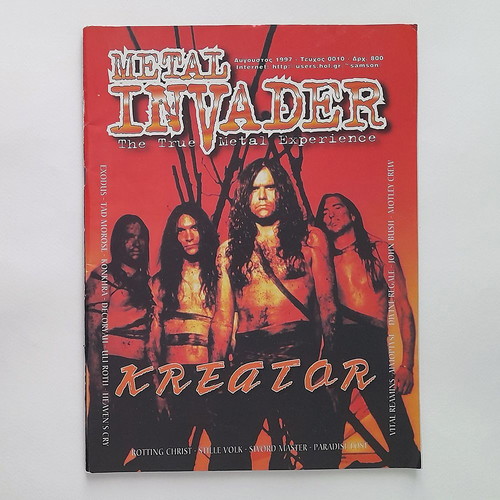 Metal Invader 10 1997 magazine used