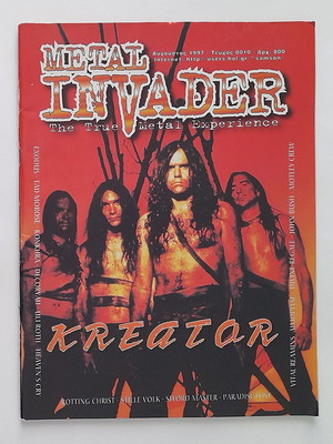 Metal Invader 10 1997 magazine used