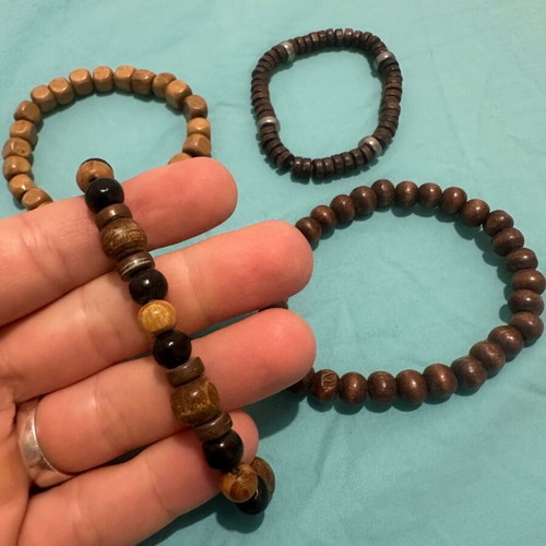 Wood Bracelets like new