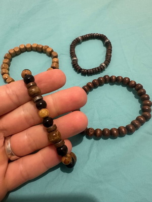 Wood Bracelets like new