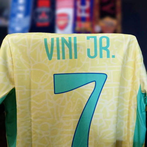 Brazil National Team Vinicius Jersey Medium like new official replica 2024