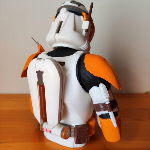 Star Wars Commander Cody Coin Bank figure like new 2013